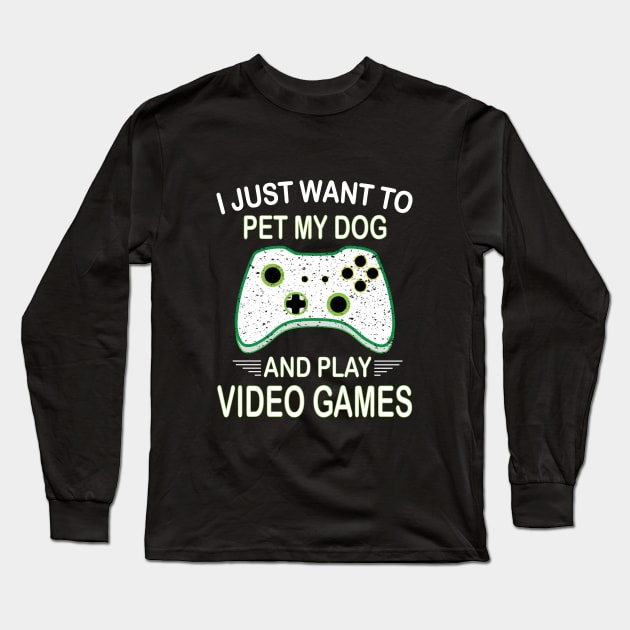 Cool Gaming Gifts Long Sleeve T-Shirt by othmane4